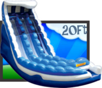 Sidewinder Mega 20ft Dual Lane Water Slide Sidewinder Mega 20ft Dual Lane Water Slide