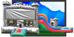 Medievil Castle Combo Waterslide Medievil Castle Combo Waterslide